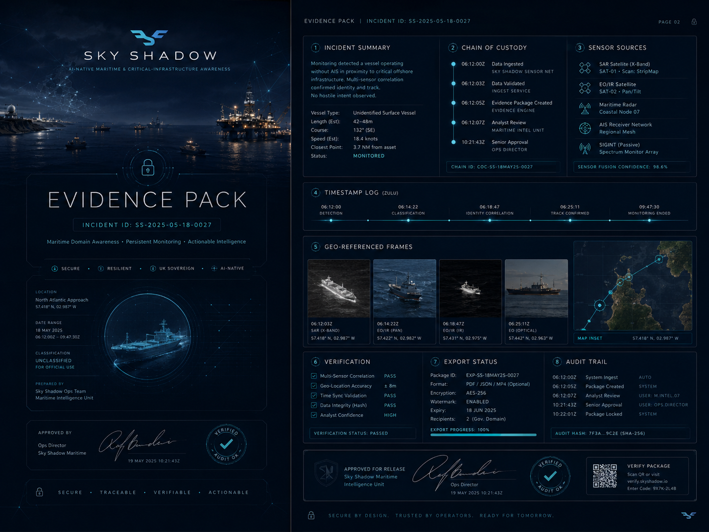 Development evidence pack cinematic evidence visual